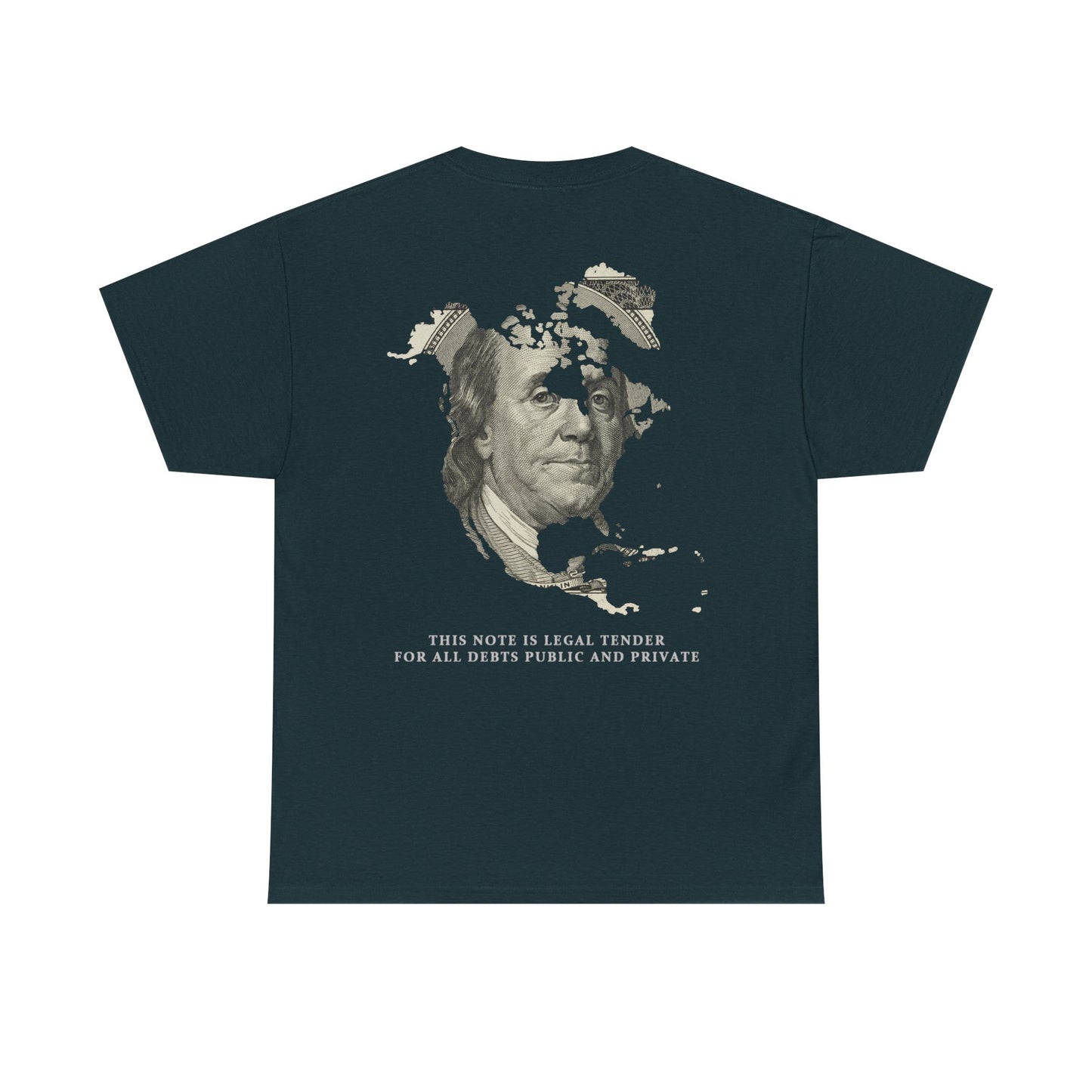 Unisex 100 dollar printed T-shirt