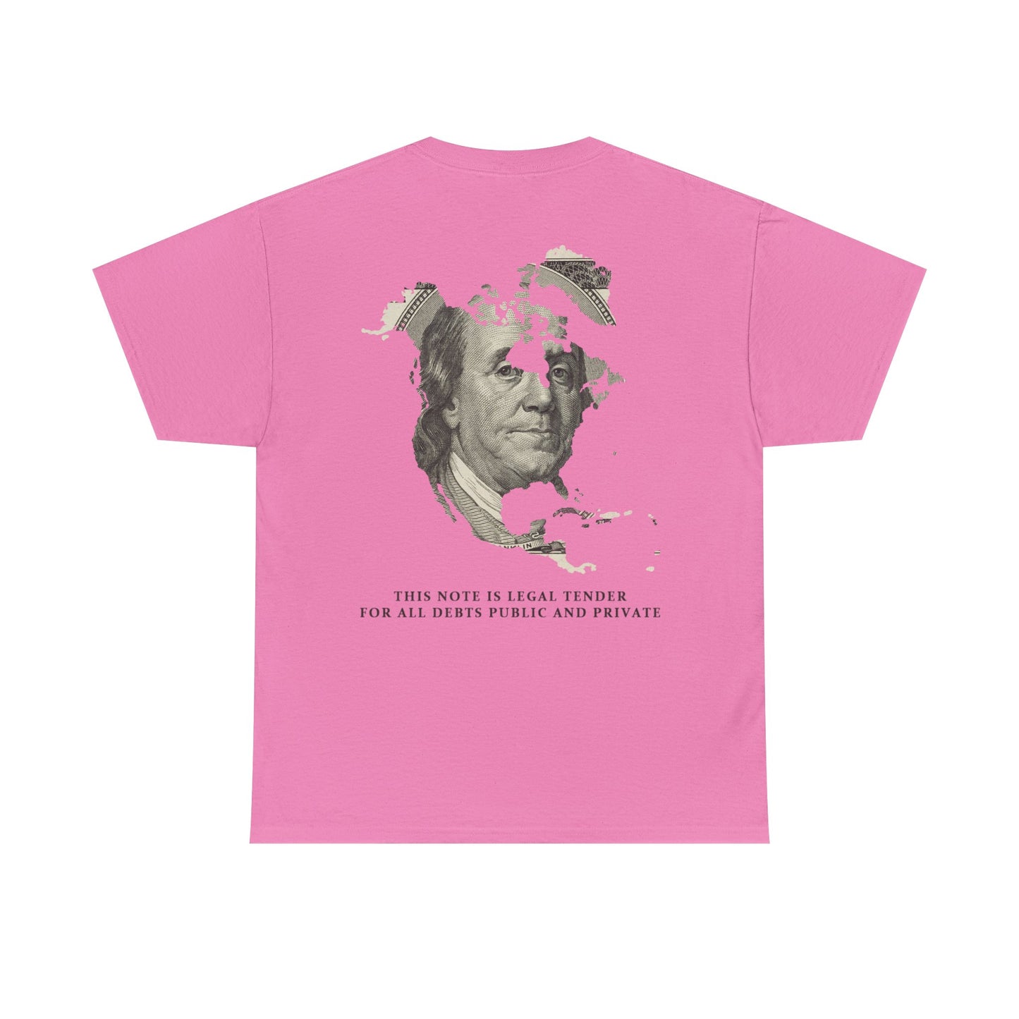 Unisex 100 dollar printed T-shirt