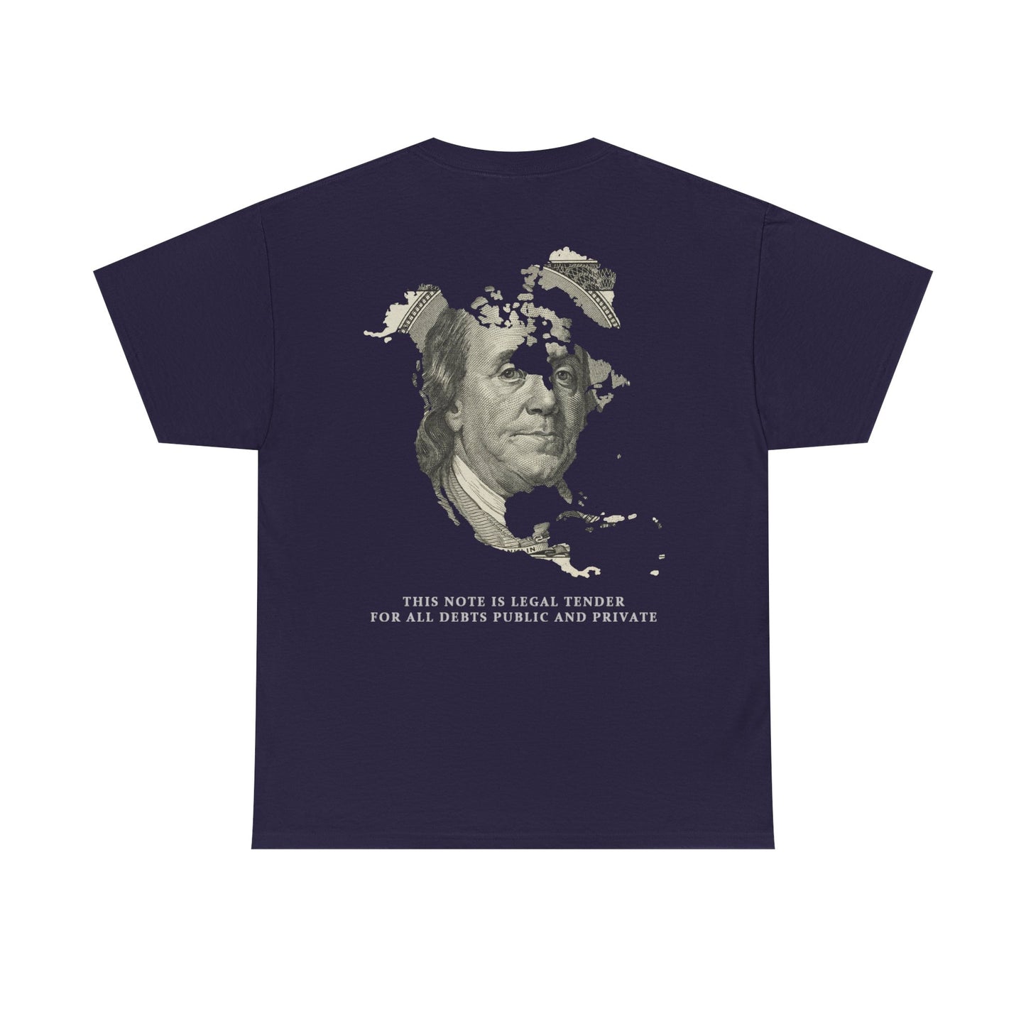 Unisex 100 dollar printed T-shirt