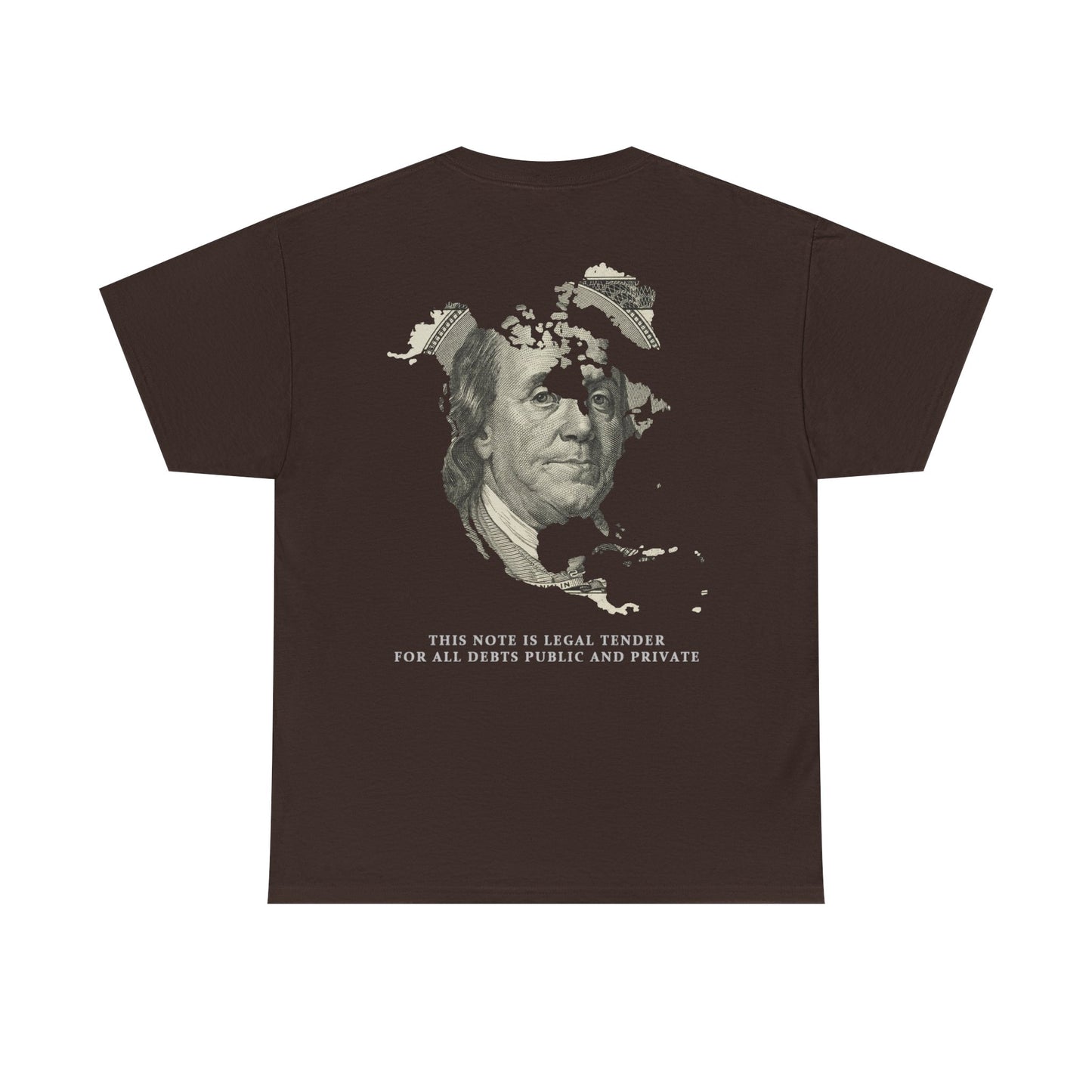 Unisex 100 dollar printed T-shirt