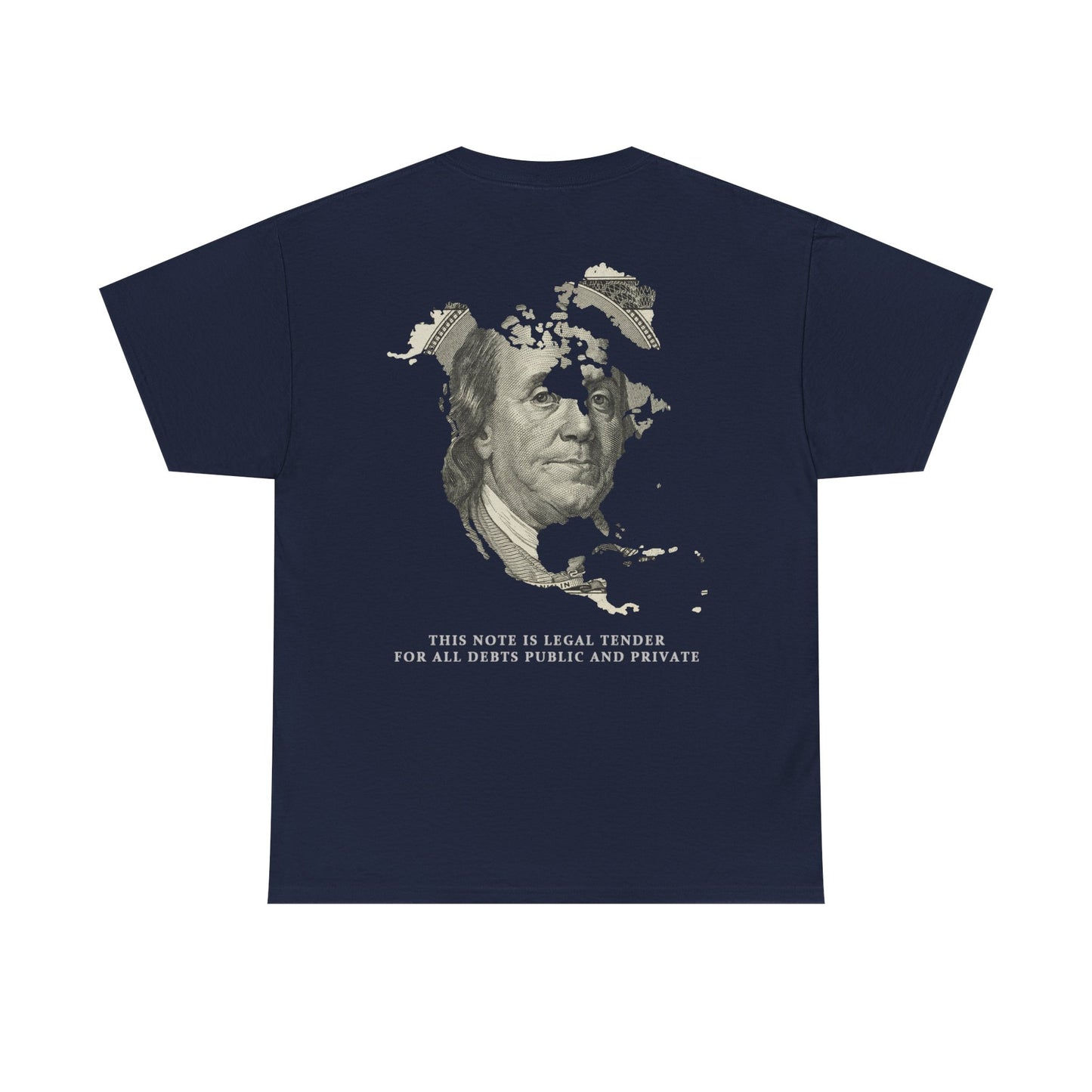 Unisex 100 dollar printed T-shirt