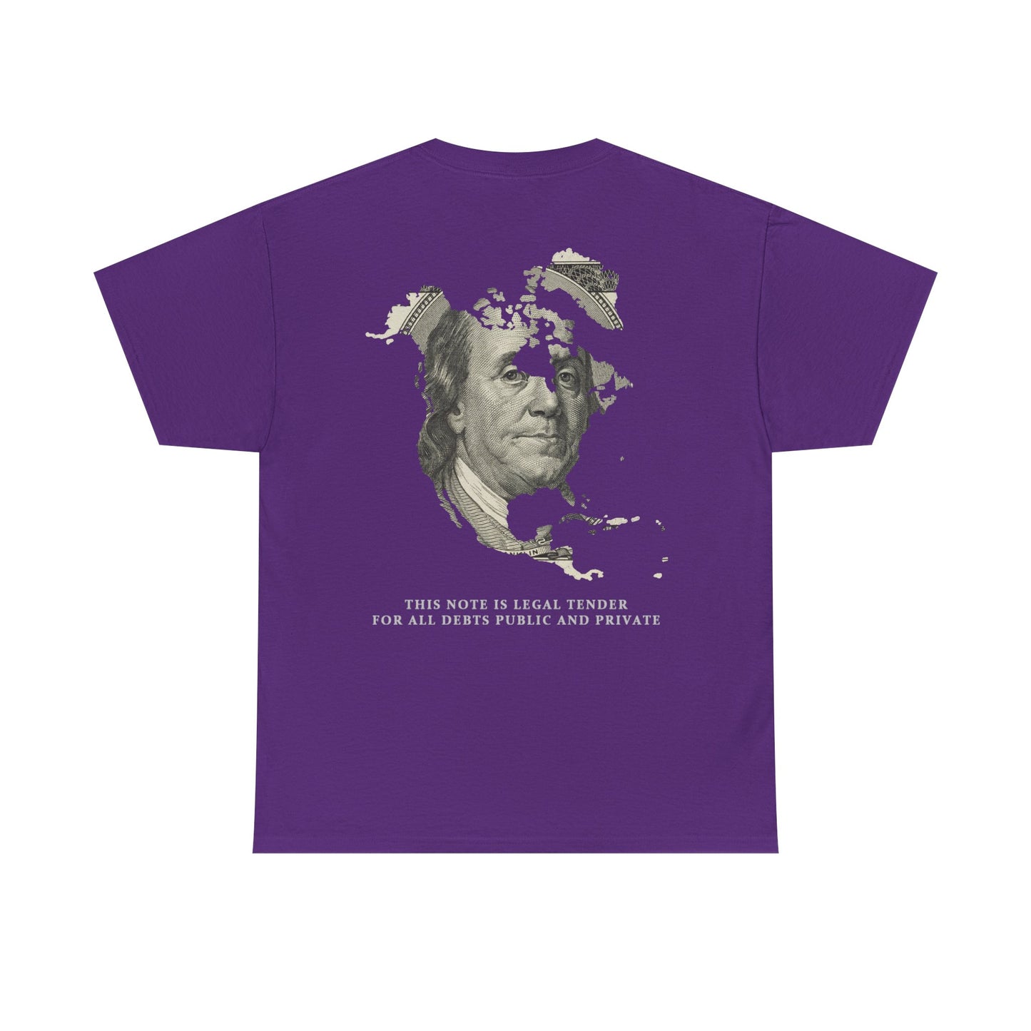 Unisex 100 dollar printed T-shirt