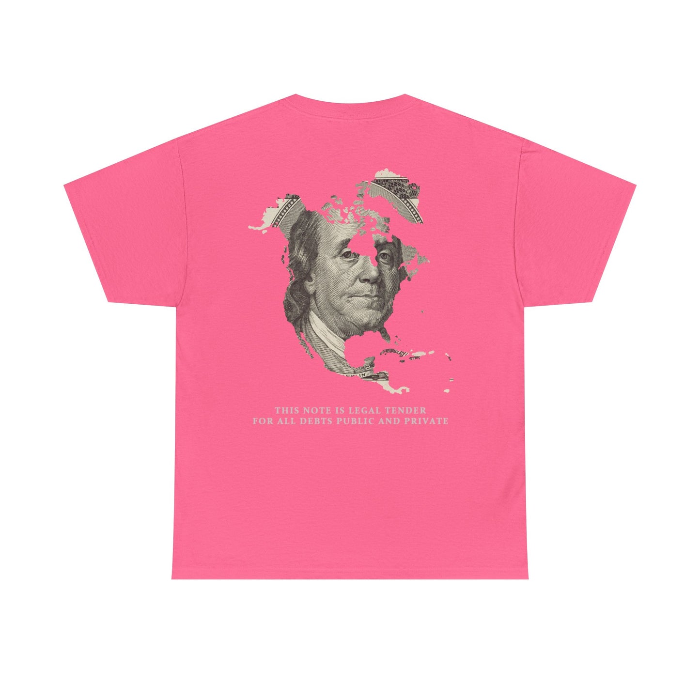 Unisex 100 dollar printed T-shirt