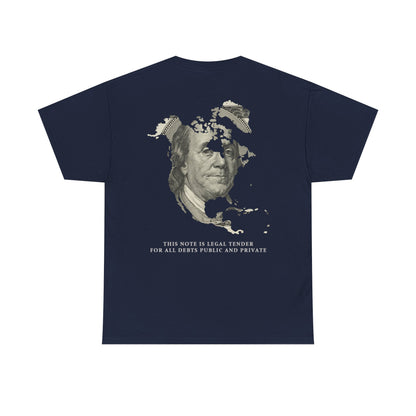 Unisex 100 dollar printed T-shirt