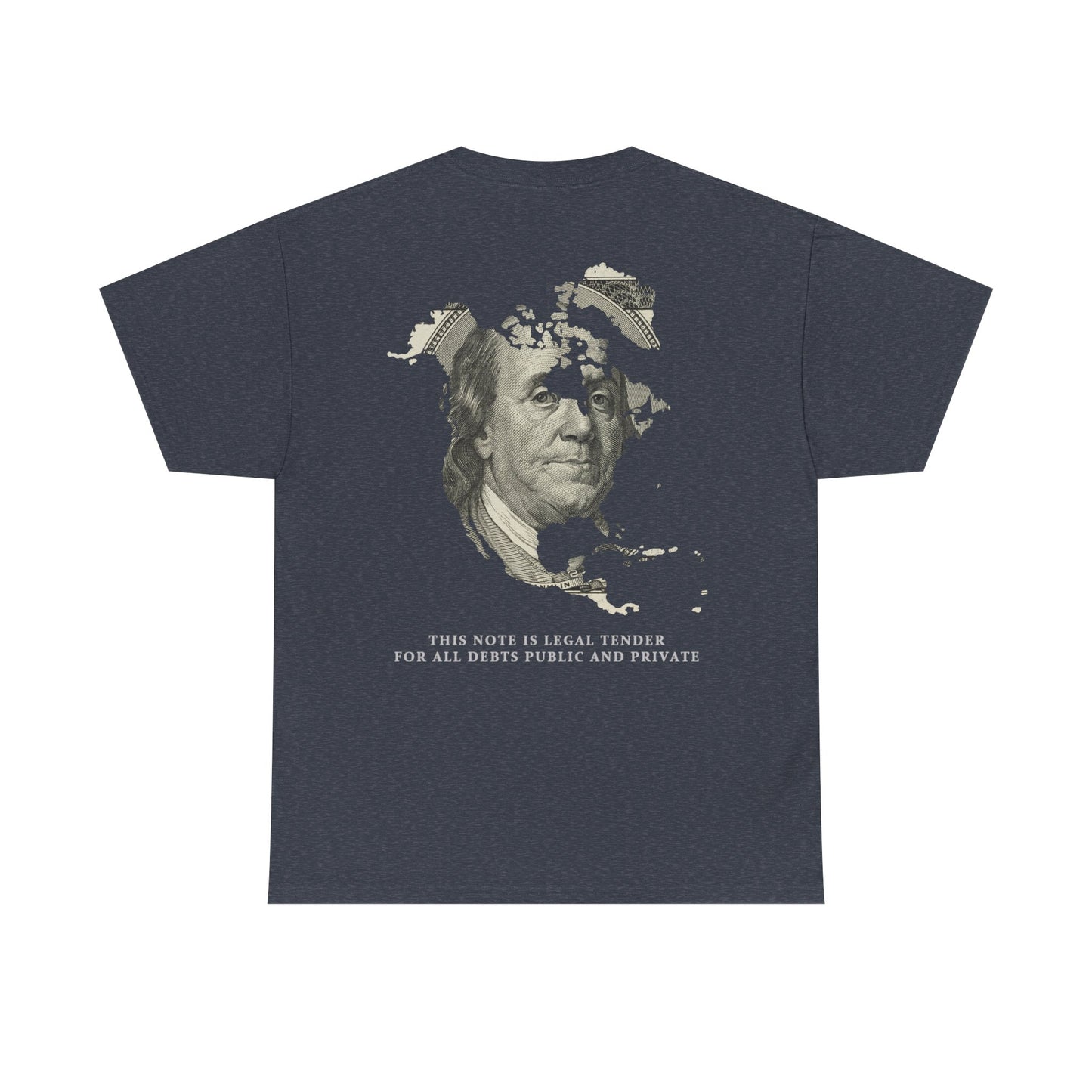 Unisex 100 dollar printed T-shirt