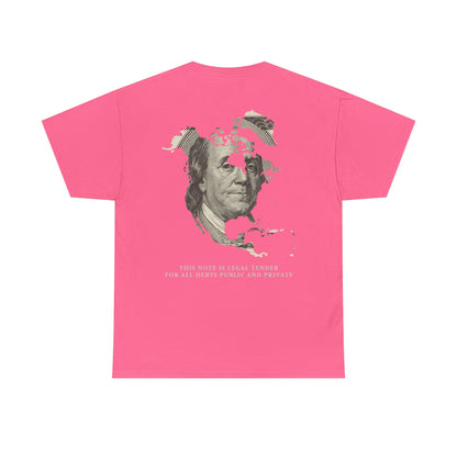 Unisex 100 dollar printed T-shirt
